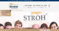 Desktop Screenshot of metzgerei-strobel.de